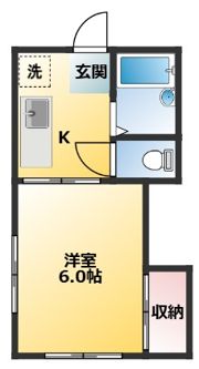宏洋ハウス(コウヨウハウス)の間取り画像