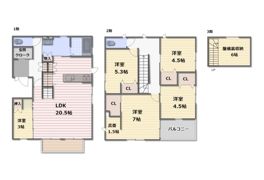 城西ヶ丘戸建の間取り画像