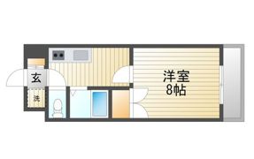 リベルテ南方の間取り画像