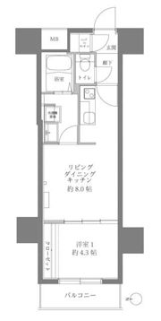 ヴィザージュ三鷹の間取り画像