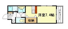 MIRAI Ⅰの間取り画像