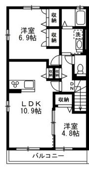 仮）総社市駅南AP2の間取り画像