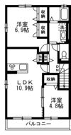 仮）総社市駅南AP2の間取り画像