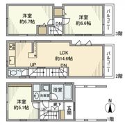 小茂根戸建の間取り画像