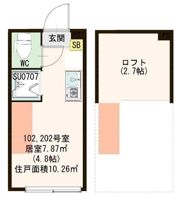 ハーモニーテラス中板橋Ⅲの間取り画像