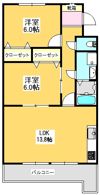宮地マンションの間取り画像