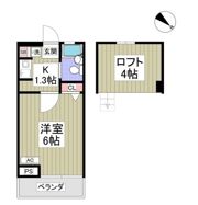 ローズアパートR14番館B棟の間取り画像