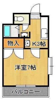 シャトー森Vの間取り画像