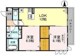 セジュールMの間取り画像