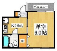 コーポサニーの間取り画像
