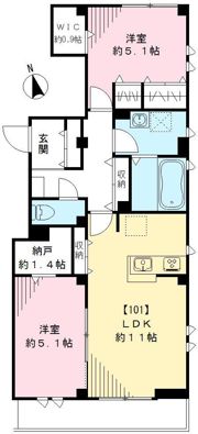 Sun・Vieuno サン・ビューノの間取り画像