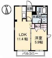 バリュージュヤシマⅡの間取り画像