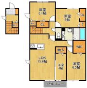 D-room城野駅 C棟の間取り画像