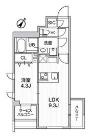 コンポジット渋谷初台の間取り画像