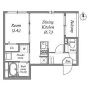 ハーモニーテラス豊南町南の間取り画像