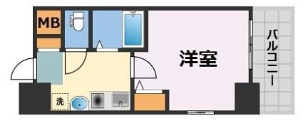 エスリード上本町北の間取り画像