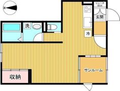 フォンターナBの間取り画像