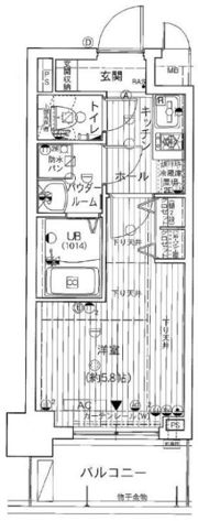 サムティ梅田インターコアの間取り画像