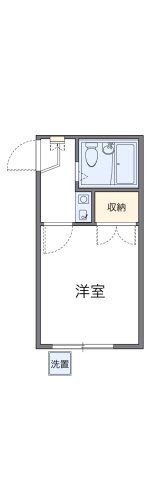 レオパレス朝霞第2の間取り画像