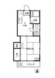 メゾン安の間取り画像
