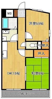 アベニュー21の間取り画像