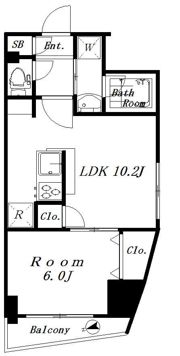 プレール・ドゥーク高円寺Ⅱの間取り画像
