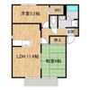 サンステージ滝田 B棟の間取り画像