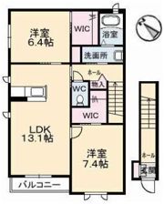 サンライズ小松の間取り画像