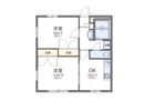 レオパレスフラワー開成の間取り画像