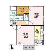 プリマス Bの間取り画像