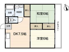 ファビス長束の間取り画像