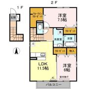 ルミエール A棟の間取り画像