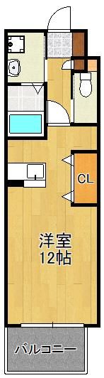 アクシオ三萩野IIの間取り画像