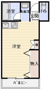 マンションハーモニーの間取り画像
