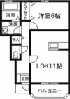 サウスアヴェニューの間取り画像