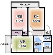 ハイエスト木村B棟の間取り画像
