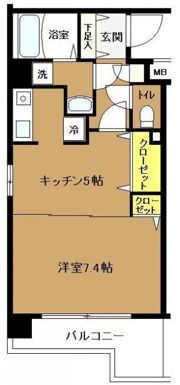 エスコート音羽の間取り画像