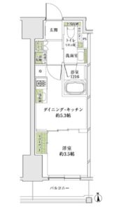 ザ・パークハビオ同心プレイスの間取り画像