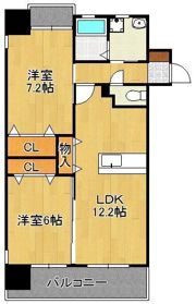 レジェンド砂津の間取り画像