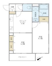 WELL House東大井の間取り画像