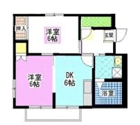 サンフラワー Dの間取り画像