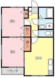 エステート石原Aの間取り画像