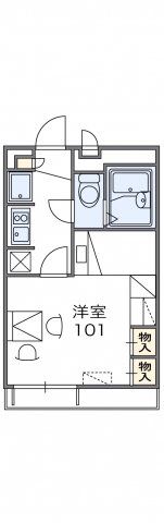 レオパレスIMAGOⅡの間取り画像