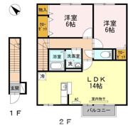 レジデンス城東の間取り画像