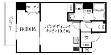 メイフェアグランフロントプレミアムの間取り画像