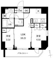 ES-Grande御徒町の間取り画像
