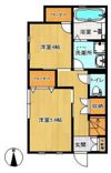 田柄3丁目貸タウンハウスの間取り画像