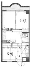 U residence三鷹の間取り画像