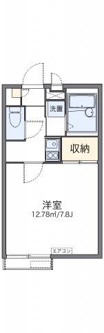 レオパレスJ Kクローバーの間取り画像