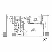 パラッシオ目黒不動前の間取り画像